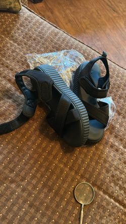 Size 7 Slip On Velcro  Strap Sandals. $15.00