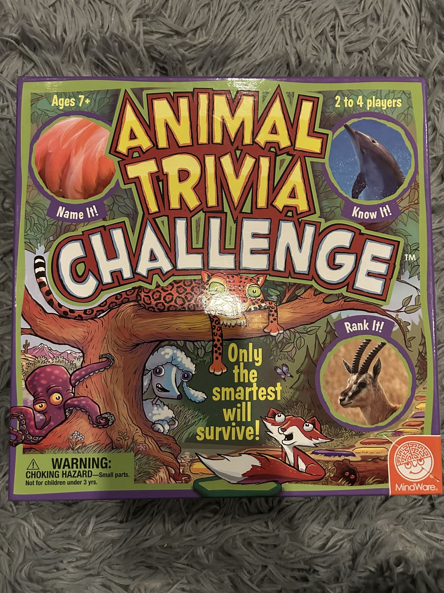 Animal Trivia Challenge- Rush Zone - Monopoly 