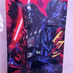 Death Vader acrylic Poster 