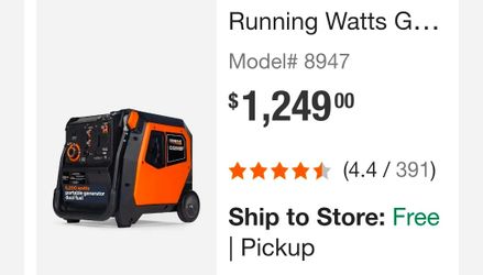 Generac iQ5200DF Dual Fuel Portable Generator