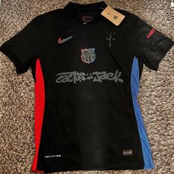 Ultra Rare Barcelona X Travis Scott #19 Lamine Yamal Jersey 