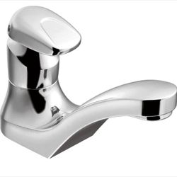 Moen Commercial Chrome M-Press Single-Mount Metering Bathroom Sink Faucet
