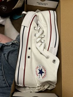 White Converse High Tops