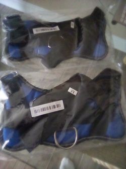 Dog Harness Royal Blue Medium Brand New No Pull