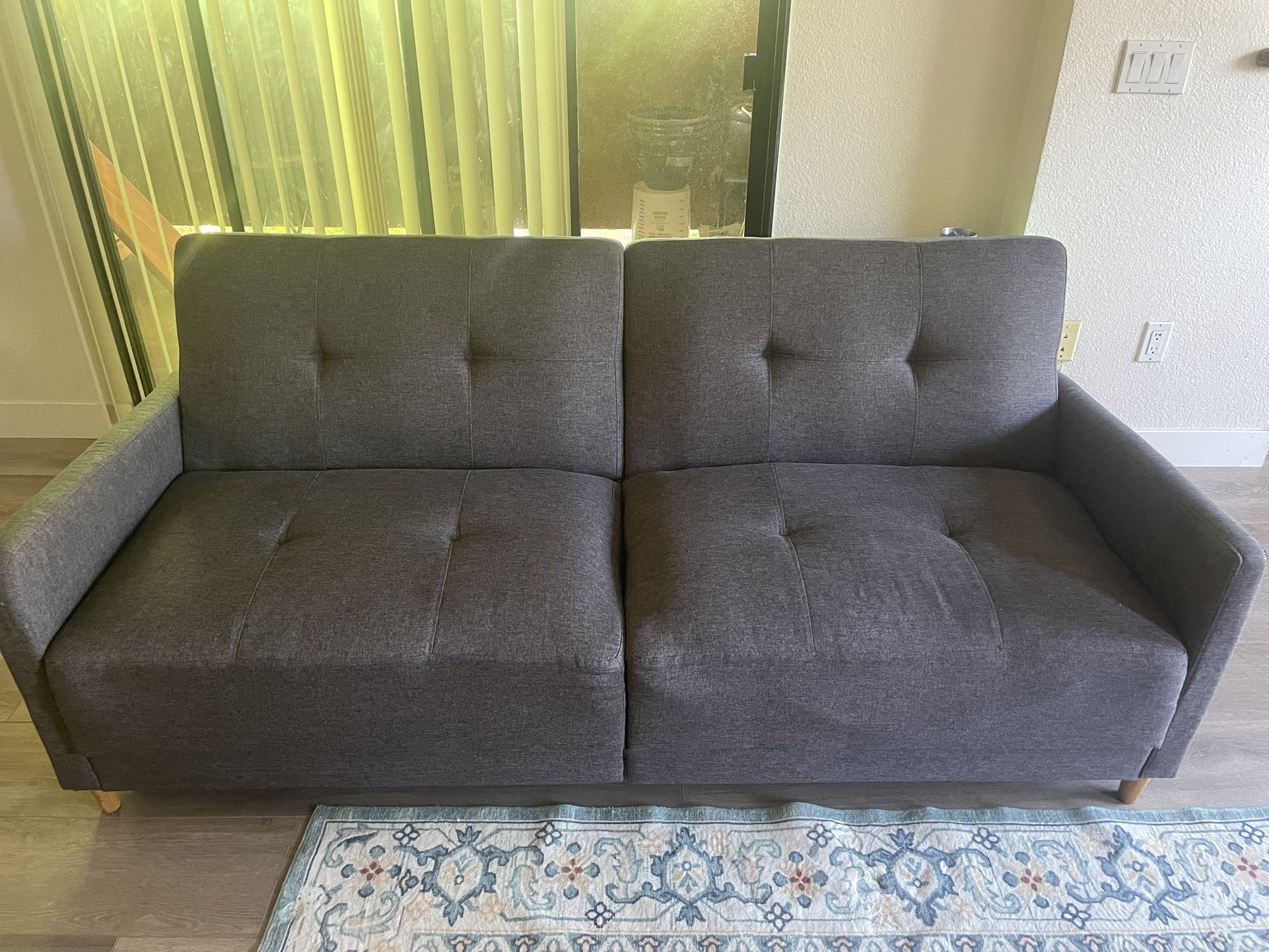 Gray Futon/Couch
