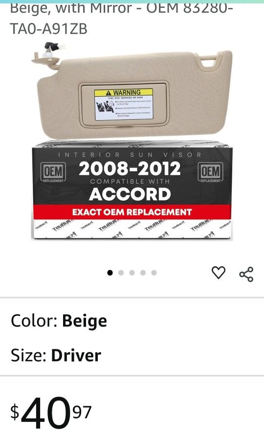Sun visor