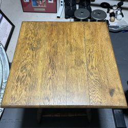 Solid Oak Wood End Tables