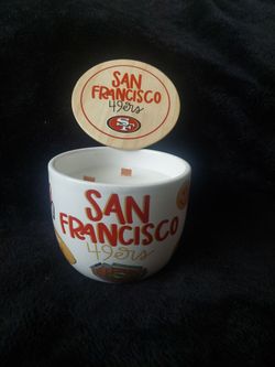New SF 49ers candle