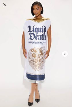 Liquid Death Halloween costume