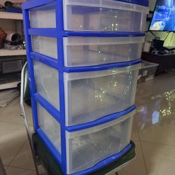 4 Drawer Plastic Storage