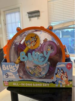 KIDZ TOYZ Bluey All-In-One Band Set 9 Piece