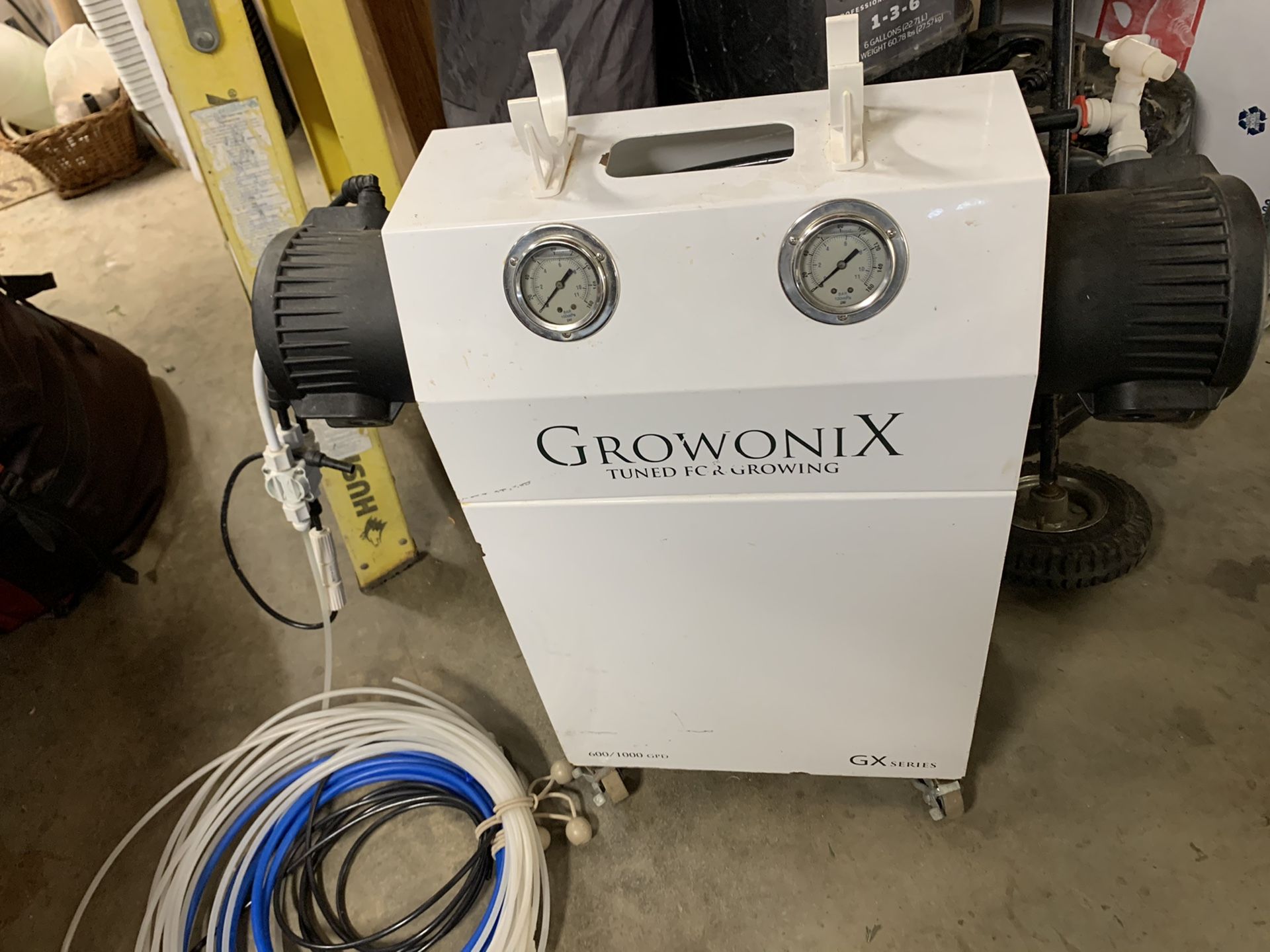 Growonix 1000 gal 1:1 RO system.