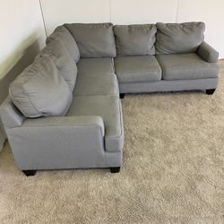 Gray Ashley Furniture Sectional Couch Sofa *Free Delivery*
