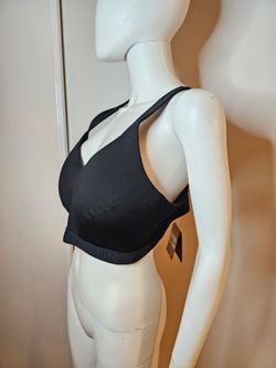 Nike Indy Womens Black Support Sports Bra Size 1X Adjustable Straps Racerback
