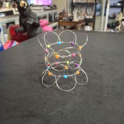 Unique Toy-Flexi-Spere Also Known As Magic Loops, A Classic Wire Fidget Toy Designed In India-Collapse & Expand Creating Geometric Shapes