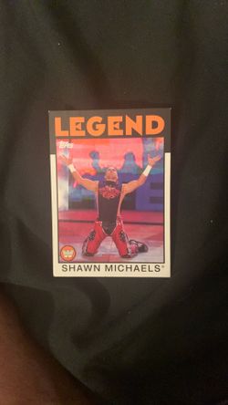 Shawn Michaels 2016 Topps Heritage WWE Legend card, numbered #104