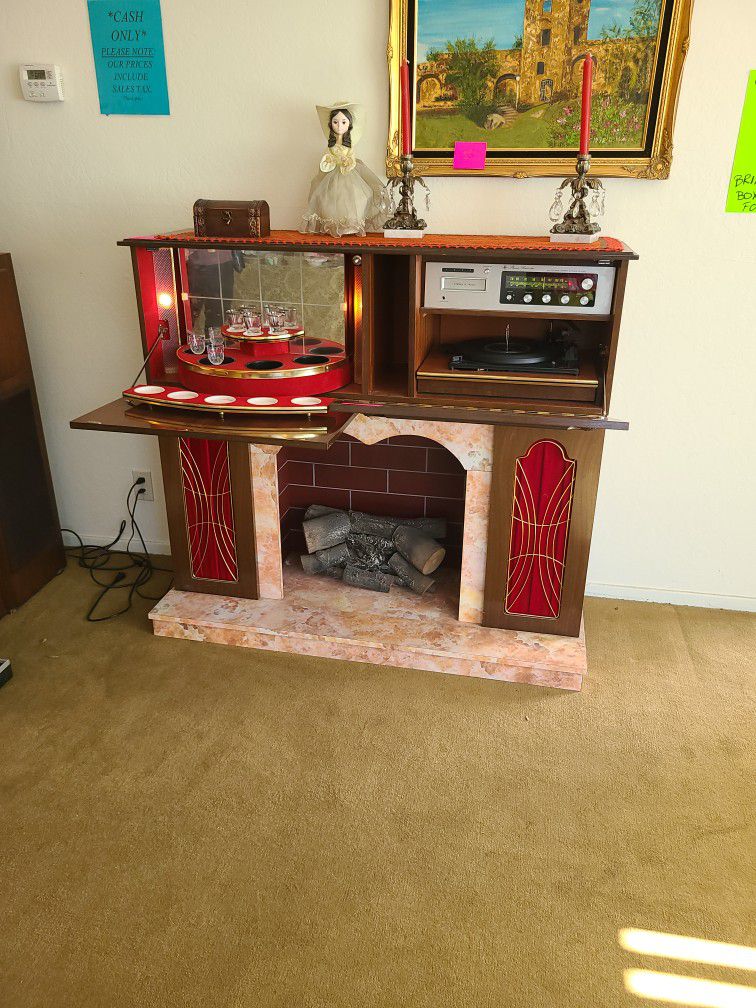 Fireplace BAR STEREO SET...ALL IN ONE