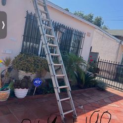 Excellent Condition, 24 Feet Aluminum Extension Ladders