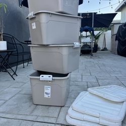 Latched Storage Bins 4 