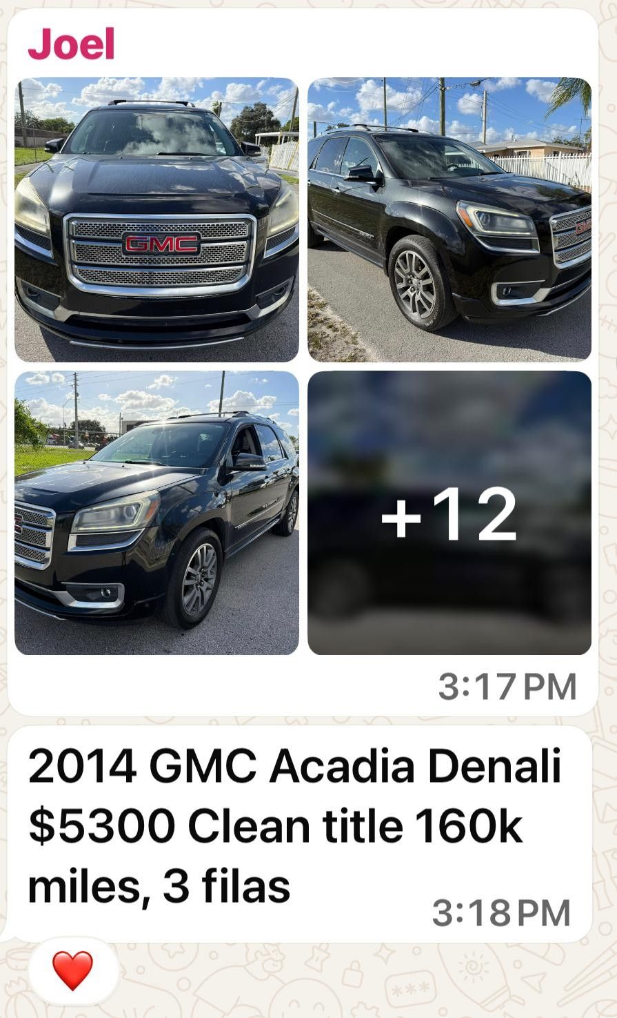2014 GMC Acadia