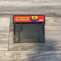 Super Nintendo Game Genie Video Game Enhancer Gallon For SNES 