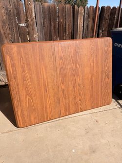 Oak wood table