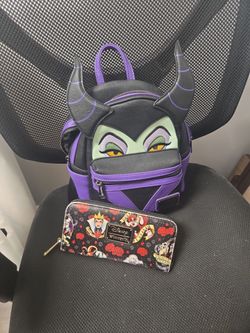 Maleficent purse and villains wallet