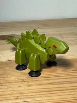 Zing Stikbots Stegosaurus Poseable Stop Animation in Green #scrappy