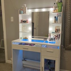 Vanity Mirror Desk