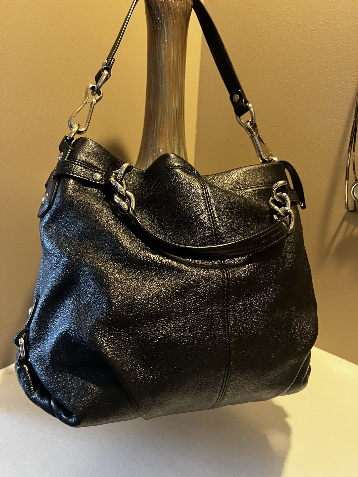 Coach Leather Shoulder Bag