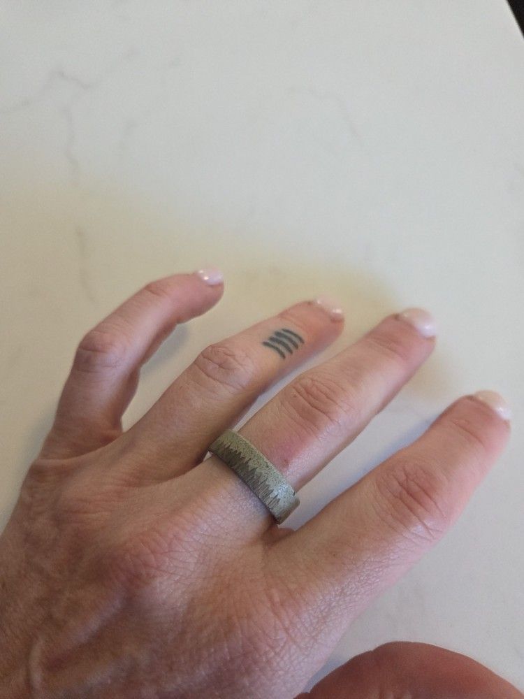 Cement And Wood Ring Size 10