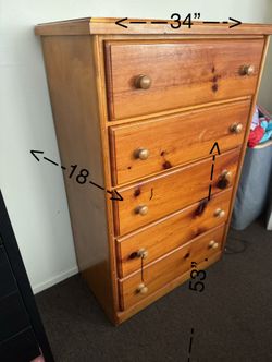 5 Drawer Dresser