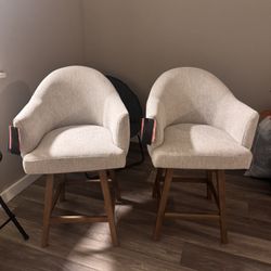 Fabric Barstools