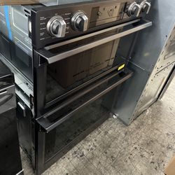 Samsung Black Stainless 30” Microwave Oven Combo Built In