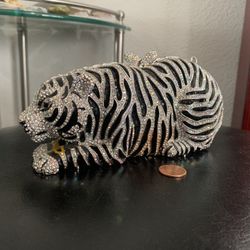 Jeweled Tiger Purse