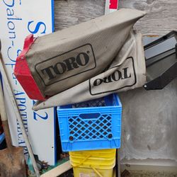 Two Toro Lawn Mower Bags