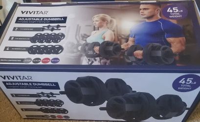 Adjustable Dumbbells 45lbs