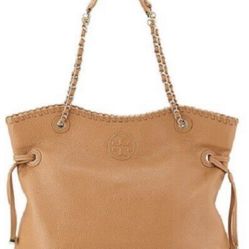 Tory Burch Leather Slouchy Shoulder Bag 