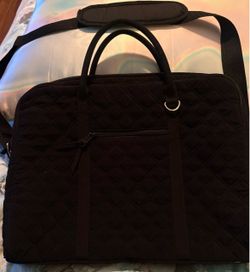 Black Vera Bradley Computer Bag