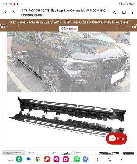 Running Boards BMW X5 G05