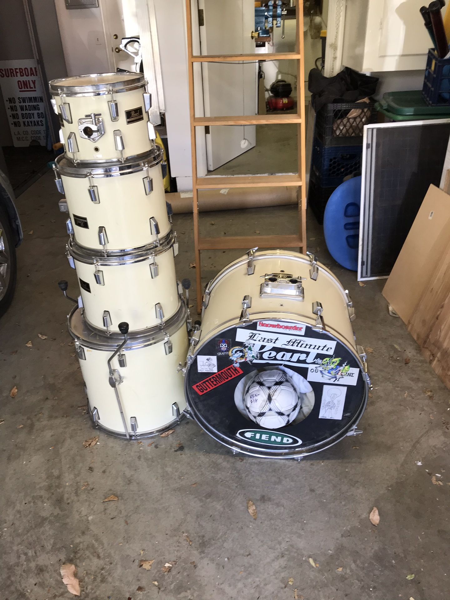 5 piece Pearl export series drum set early 90’s