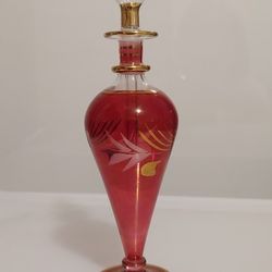 Antique Filigree Glass Perfume Vial