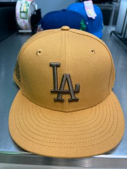 New era LA Dodgers Snapback Hat Wheat/Brown size 7 3/8