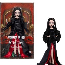 Morticia Addams Wednesday monster high doll new sealed