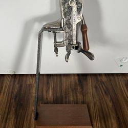 Rogar Estate Table Top Corkscrew Wine Opener 2' Tall w/Wood Base & Handle 