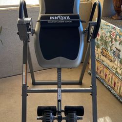 Innova Inversion Table with Adjustable Headrest, Reversible Ankle Holders, and 300 lb Weight Capacity