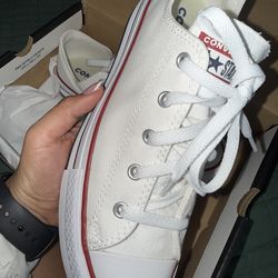 White converse size 6.5 women’s