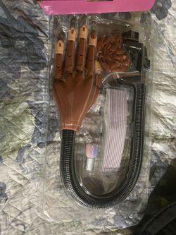 Nail training practice hand