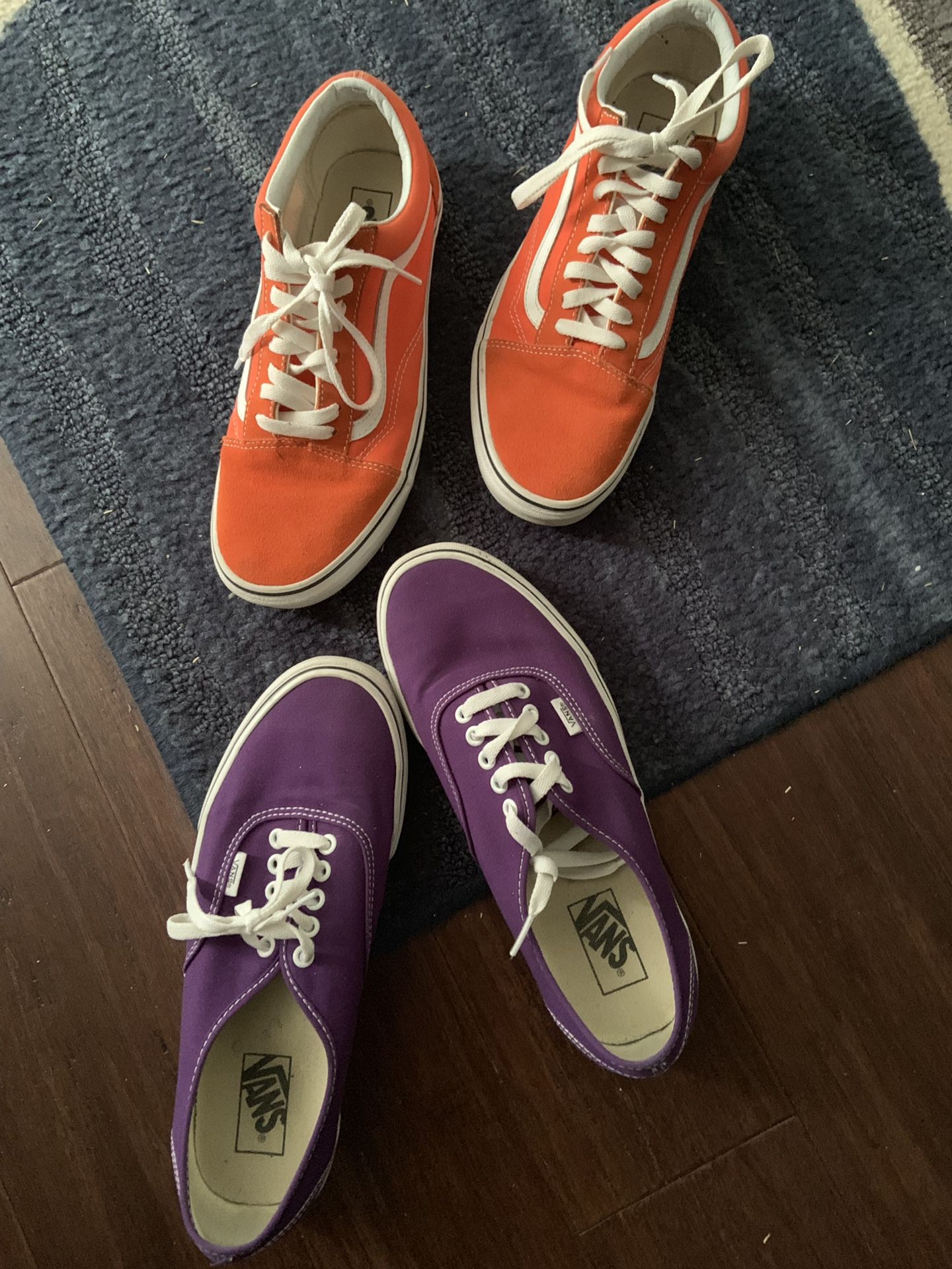 both vans 9.5 mens