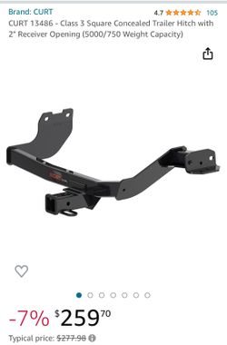 2022-2026 The Hyundai Sant Cruz Trailer Hitch & Harness Class 3